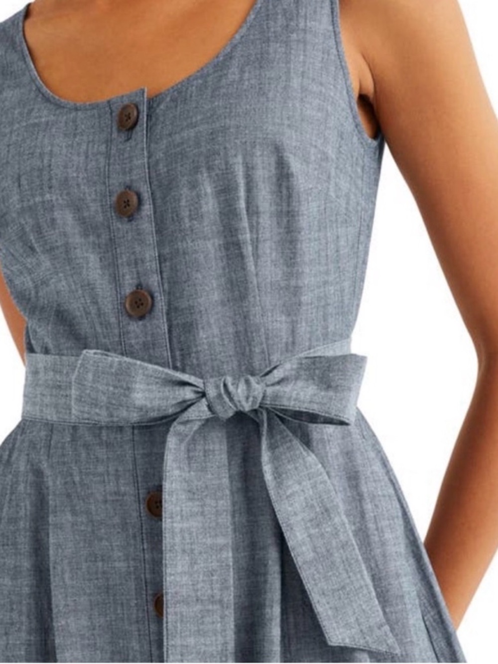 Gorgeous EUC Boden* Joanna denim-like dress
Super cute for spring or summer! - Picture 2 of 6